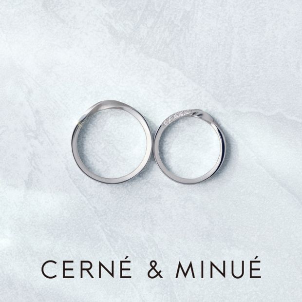 【CERNÉ＆MINUÉ by BIJOUPIKO(セルネとミヌエ バイ ビジュピコ)】手作り婚約指輪（K18YG／鎚目）~ 経験豊富な職人がマンツーマンでサポート ~