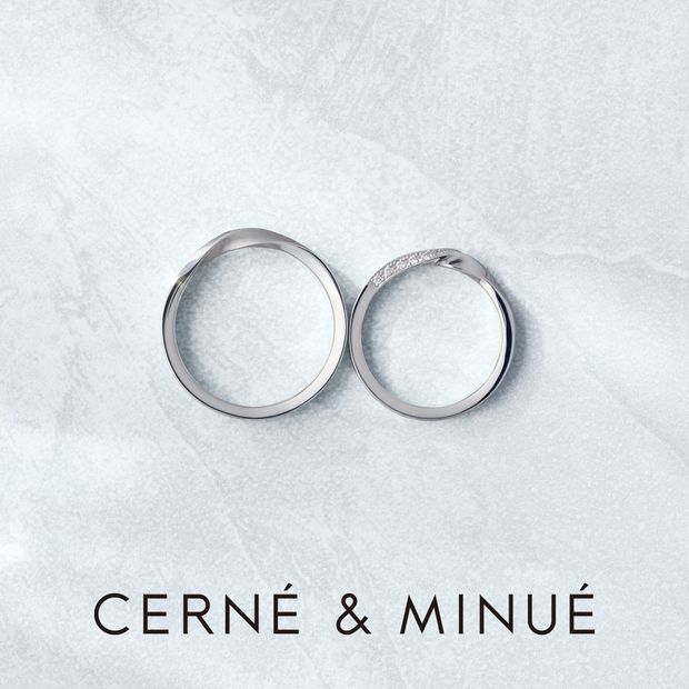 【CERN&Eacute;＆MINU&Eacute; by BIJOUPIKO(セルネとミヌエ バイ ビジュピコ)】手作り結婚指輪（Pt950&times;K18PG, Pt950&times;K18YG／鏡面）~ 経験豊富な職人がマンツーマンでサポート ~