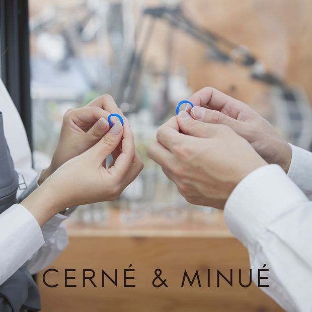【CERN&Eacute;＆MINU&Eacute; by BIJOUPIKO(セルネとミヌエ バイ ビジュピコ)】手作り結婚指輪（Pt950 Pt950&times;K18PG／鏡面）~ 経験豊富な職人がマンツーマンでサポート ~