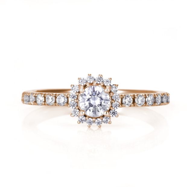 【DIAMOND DOT LAB(ダイアモンド ドット ラボ)】七ノ幸【宝樹】セットリング/ 森の中から宝物を見つけるイメージをデザインしました。