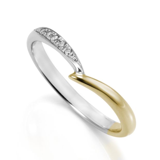 【DIAMOND DOT LAB(ダイアモンド ドット ラボ)】Tulipe【チューリップ】のマリッジリング(結婚指輪)。