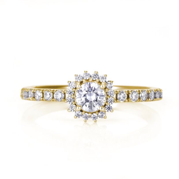 【DIAMOND DOT LAB(ダイアモンド ドット ラボ)】七ノ幸【宝樹】セットリング/ 森の中から宝物を見つけるイメージをデザインしました。