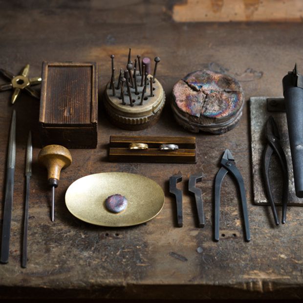 【atelier Kiona(アトリエキオナ)】【オーダーメイド】海外ブランドのような重厚感！モダンで華やかな結婚指輪