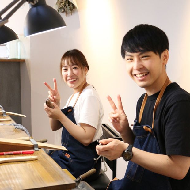 【atelier Kiona(アトリエキオナ)】【オーダーメイド】お名前に因み鹿がテーマの結婚指輪！ツチメを生かしたデザイン♪