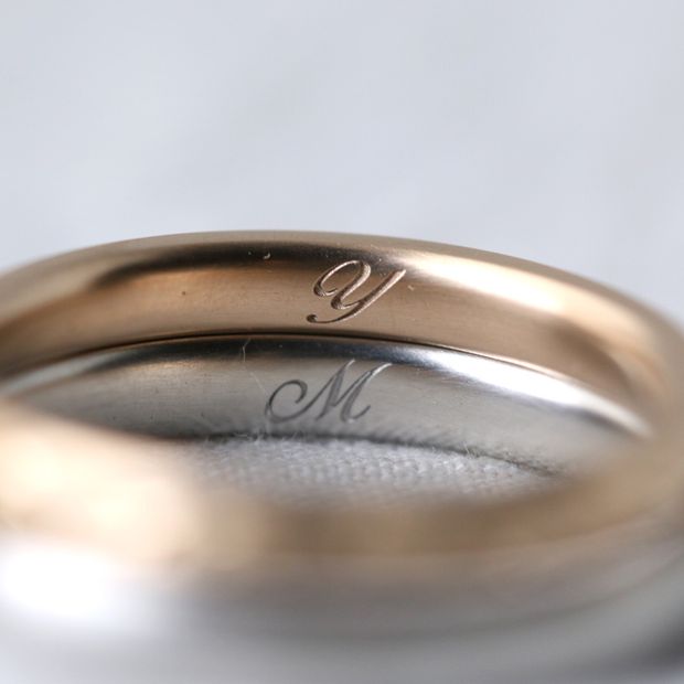 【atelier Kiona(アトリエキオナ)】【オーダーメイド】彫り模様が美しい！背泳ぎがテーマの彫り模様★