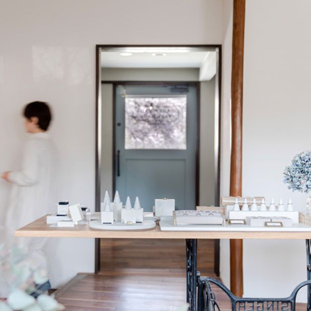 【atelier Kiona(アトリエキオナ)】【オーダーメイド】シンプルで可愛らしいセットリング！ちょこっとアクセントが良き◎