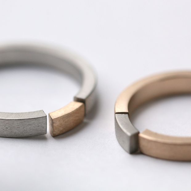 【atelier Kiona(アトリエキオナ)】素材の一部を交換する「CROSS ring -クロスリング-」