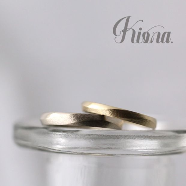 【atelier Kiona(アトリエキオナ)】【オーダーメイド】ニュアンス感！ヤスリ模様&times;流れるエッジでちょいアクセント☆