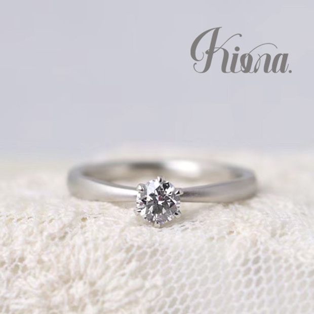 【atelier Kiona(アトリエキオナ)】【オーダーメイド】やっぱり憧れ！シンプルな一粒ダイヤのエンゲージリング