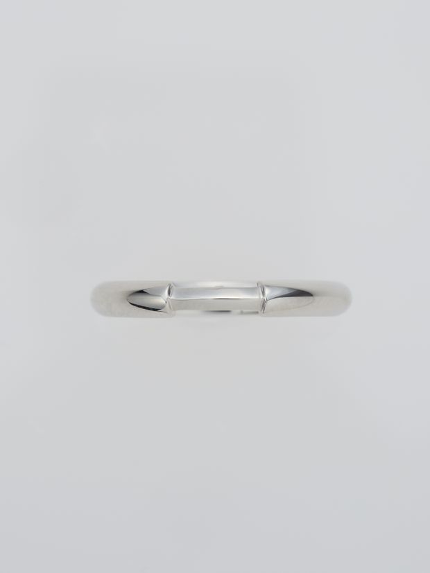 【ENEY(エネイ)】1/8 BRIDGE RING PT900 &times; PT900