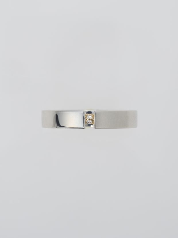 【ENEY(エネイ)】BRIDGE RING HIRA PT900 &times; K18YG