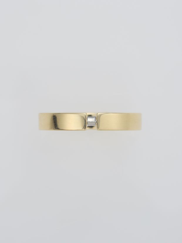 【ENEY(エネイ)】BRIDGE RING HIRA K18YG &times; PT900