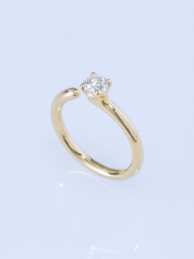 【ENEY(エネイ)】ONE K18YG 0.5CT ROUND RING