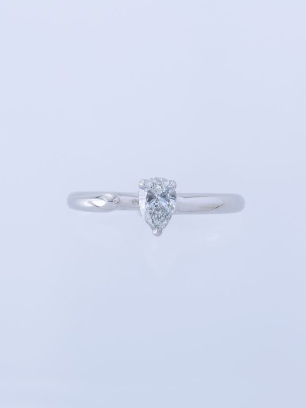 【ENEY(エネイ)】ONE PT900 0.5CT PEAR RING