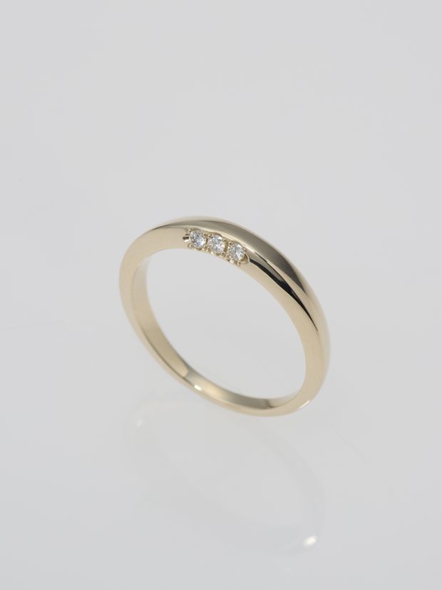 【ENEY(エネイ)】SMOOTH DIAMOND RING K10YG