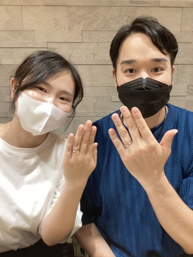 【長崎店】無事に入籍の日を迎えることができそうです