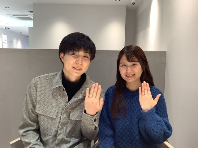 【宮崎店】楽しく指輪選びができました