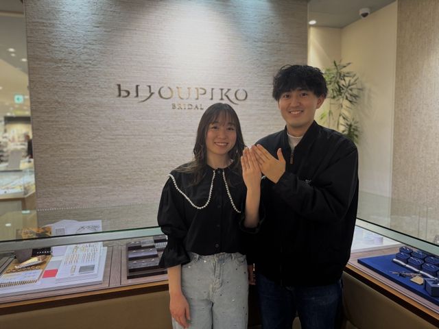 【なんばパークス店】最高の指輪に出逢えました✨