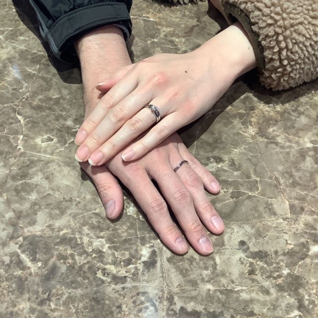 【長野店】気に入ったリングを見つけられて嬉しいです。