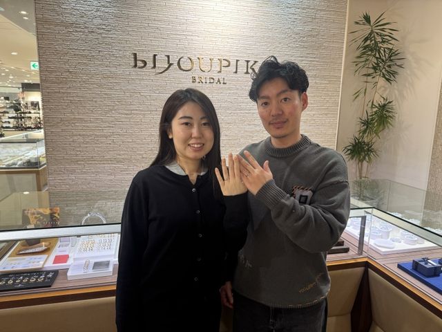 【なんばパークス店】満足のいく指輪に出会えました。