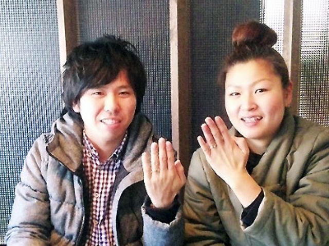 杢目金屋の結婚指輪を選びました！