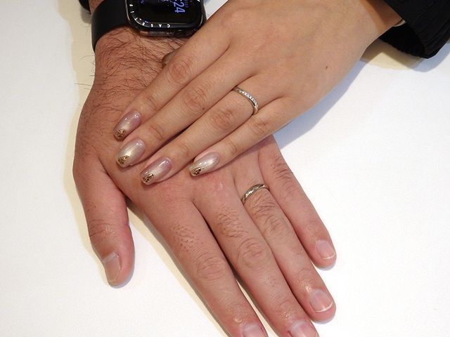 親子二代で選ぶ、シンドバットの結婚指輪