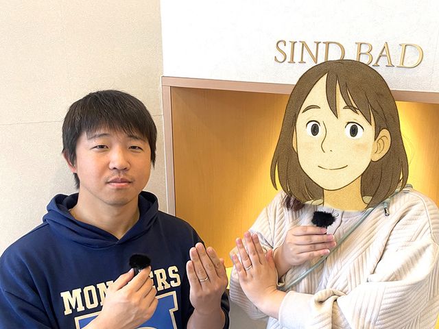 イエローダイヤモンドに惹かれました。シンドバットに頼んで本当に良かったです！