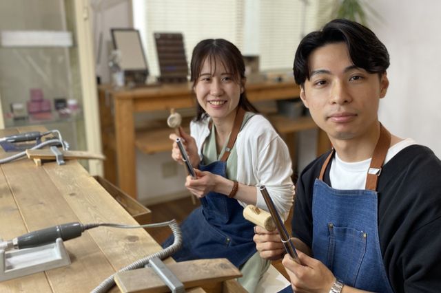 一生に一度の思い出で、とっても楽しく結婚指輪を作ることが出来ました！