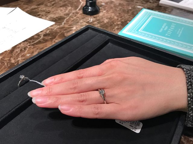 0.5ct、カラーF IF