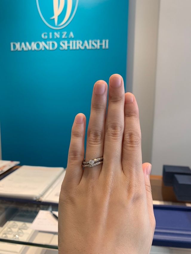 ウェーブがかかったデザインに憧れて即決でした！