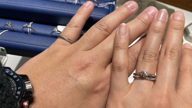 ブルーミンのセットリングです。