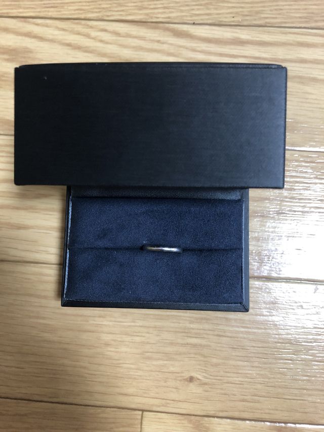 新郎の結婚指輪