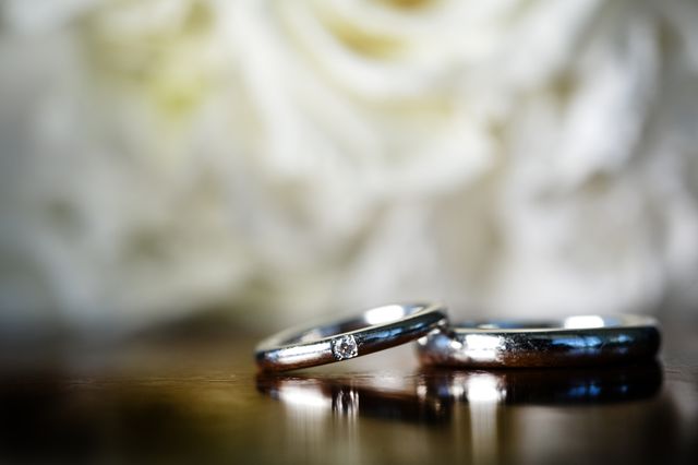 結婚式時の写真です。
シンプルでとても気に入っています。