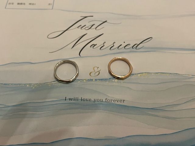 婚姻届と一緒に撮りました