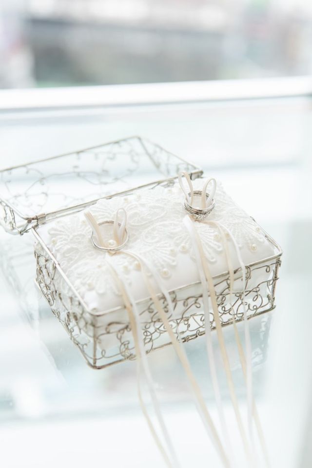 リングピローにのせたもの