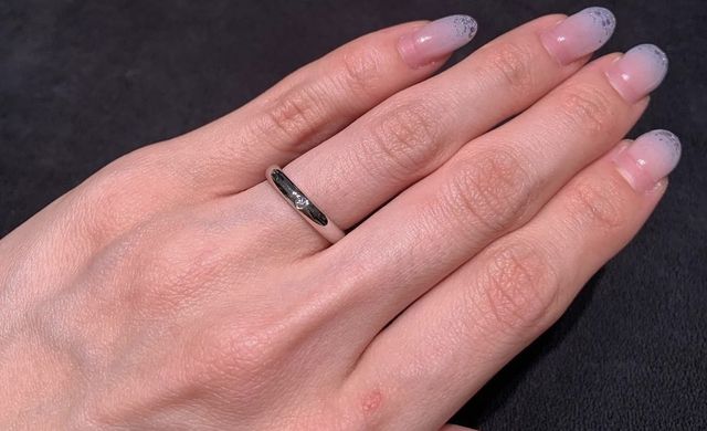 シンプルなダイヤ1つタイプ