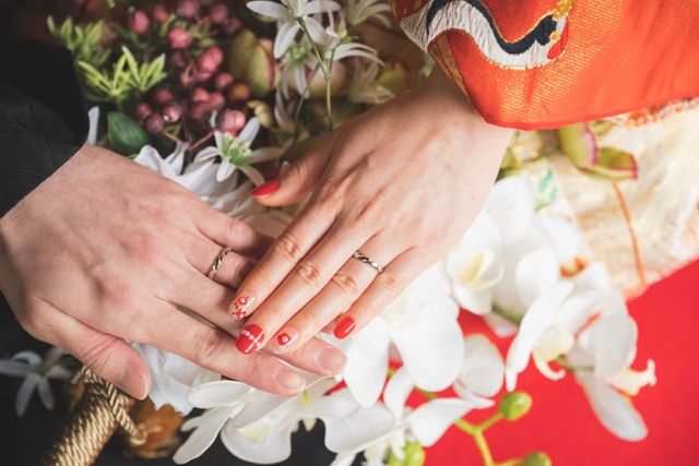 ウェディングフォトの際に撮影した物です。