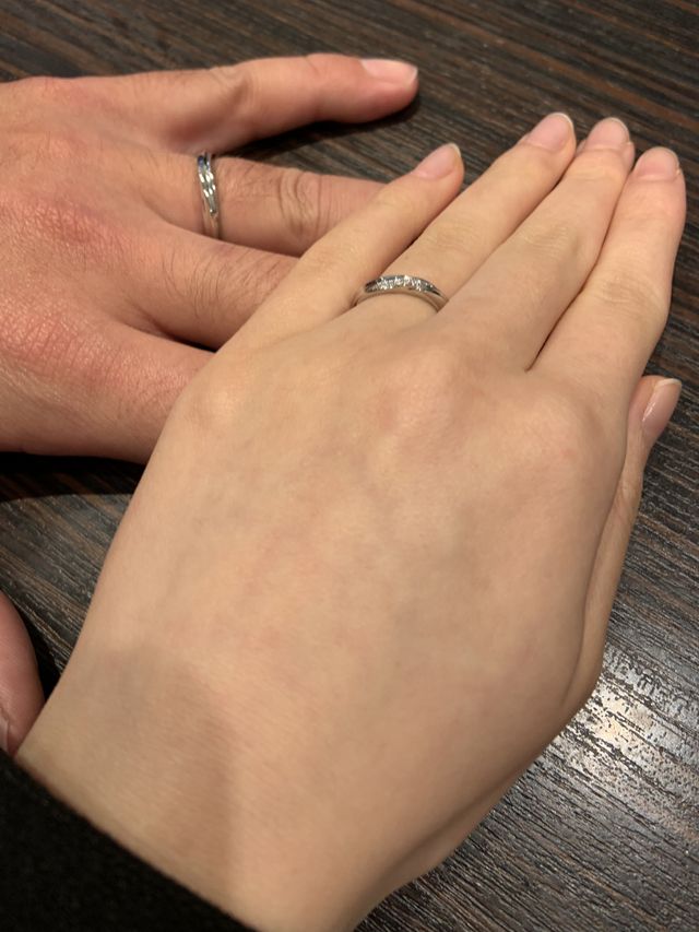 受け取った日に撮影しました。