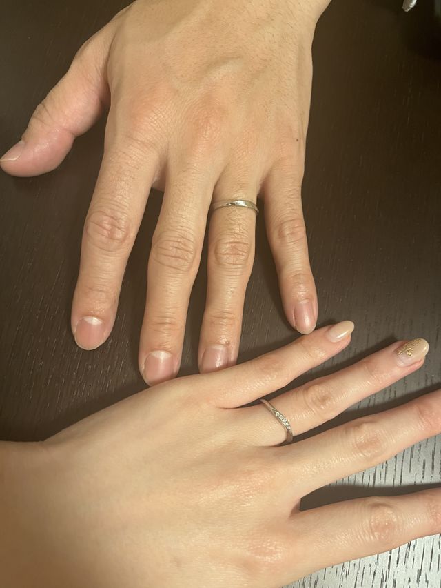 結婚指輪を購入しました。