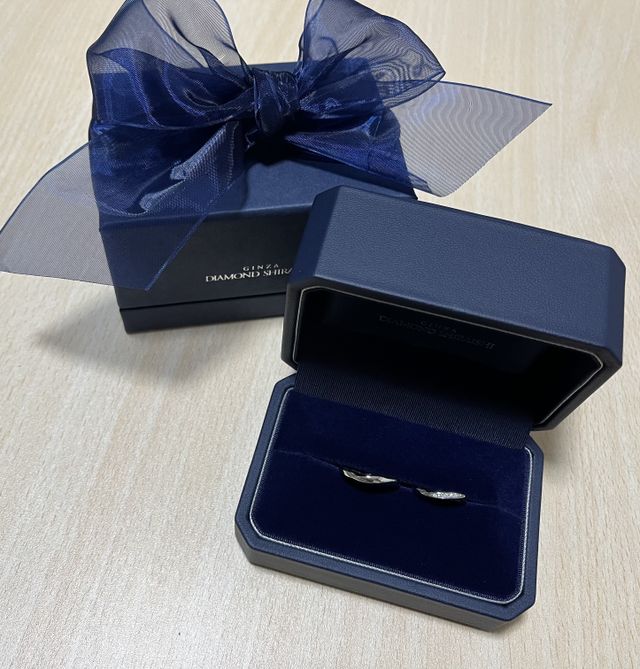 2人で長く着けていけるような、素敵な指輪を選ぶことができた。