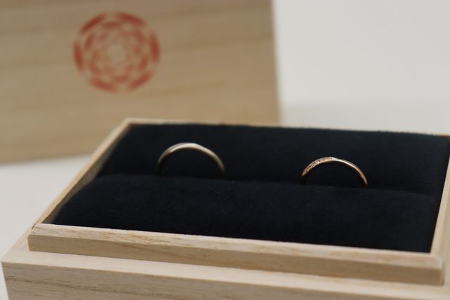 風結　シャンパンゴールド、ピンクゴールド