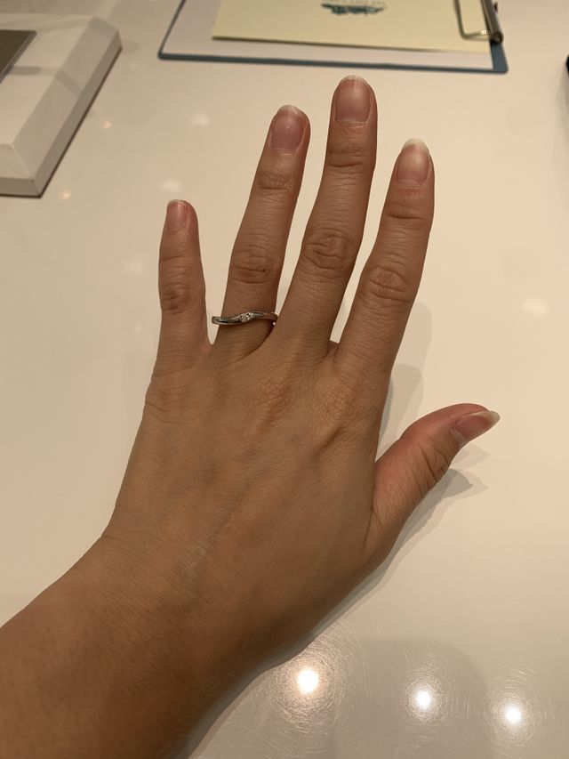 好きだなーこの指輪♡