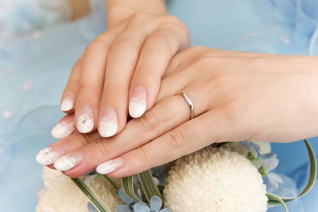 結婚式の時からずーっとはめてます