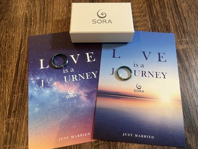 外箱とリングとフォト用カード