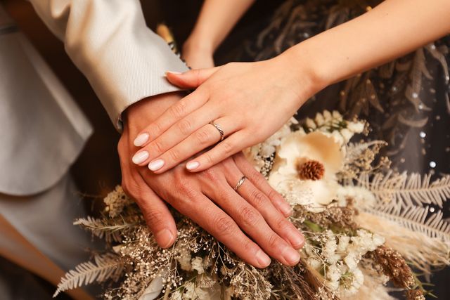 シンプルなデザインの指輪です