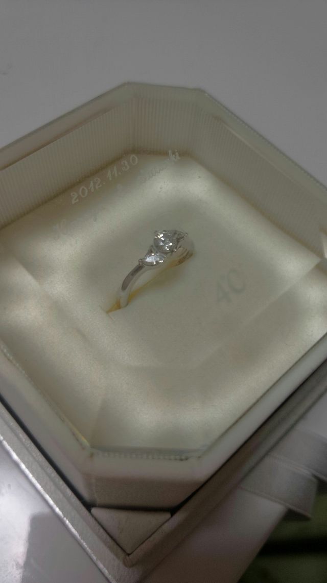 ケースに日付や名前が入れられる