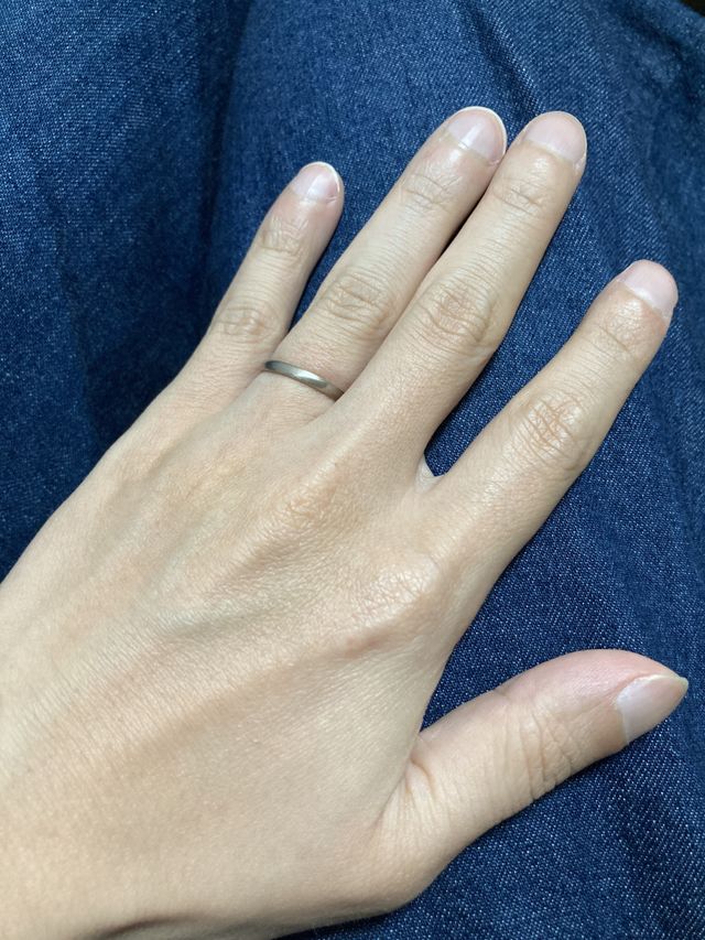 指輪着用時写真