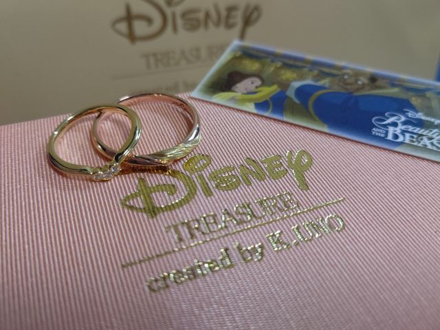 野獣の毛並みとベルのドレスをモチーフにした指輪