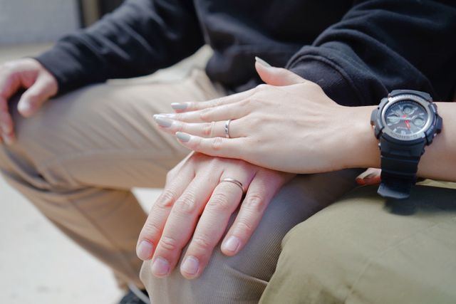 受け取りの時の写真。スタッフさんが素敵に撮ってくれました。