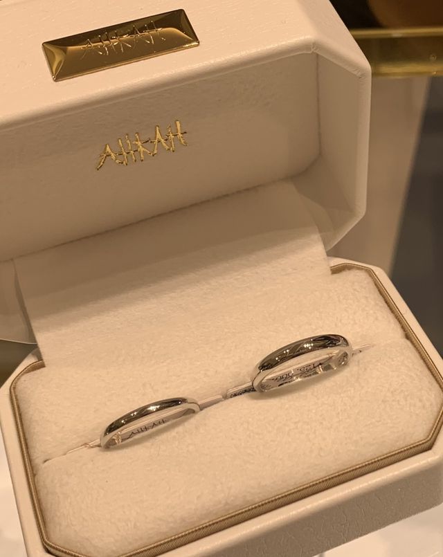 指輪のみの写真です。